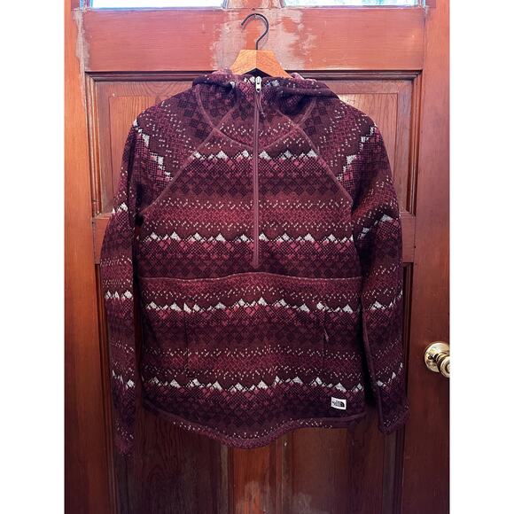 The North Face Tops - The North Face Womens 1/2 Zip Fleece Hoodie Sweatshirt Pullover- Size Medium